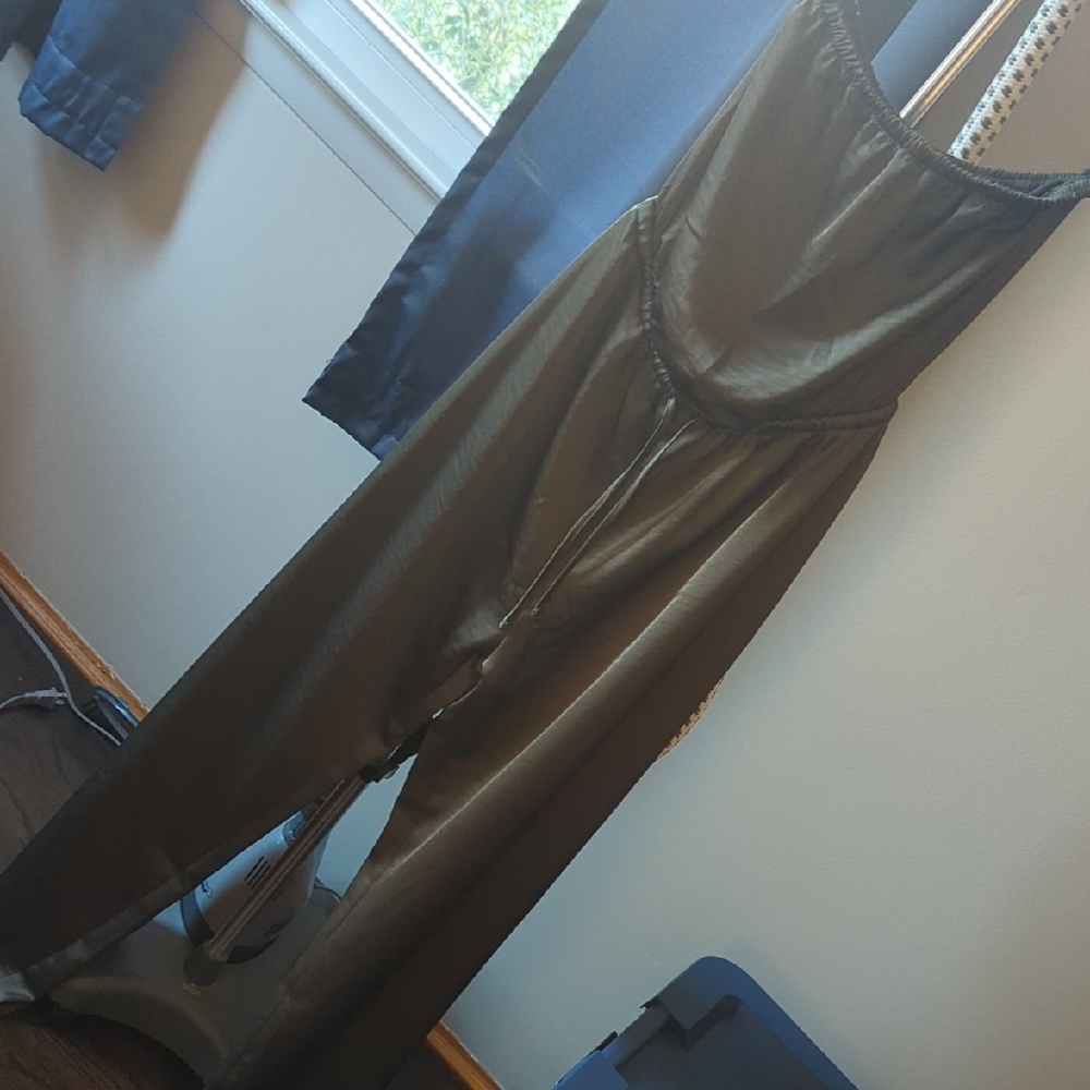Express Army Green Jumpsuit